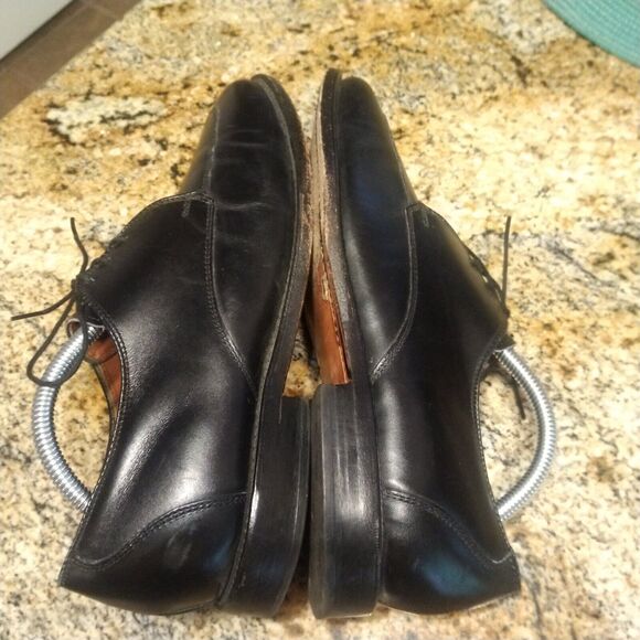 Allen Edmonds Burton Men\'s Black Leather Oxford US 8.5 Dress Casual Shoes